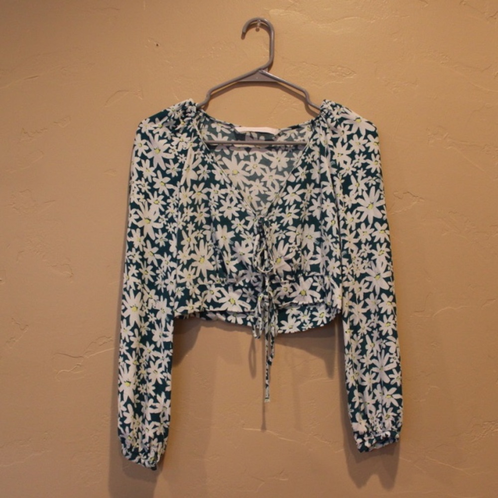 Flouncy Floral Top